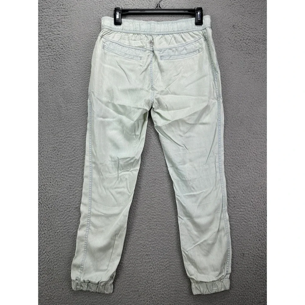 Prana Pants Womens Small Wash Blue Jogger Lightweight Pull On High Rise NEW B4